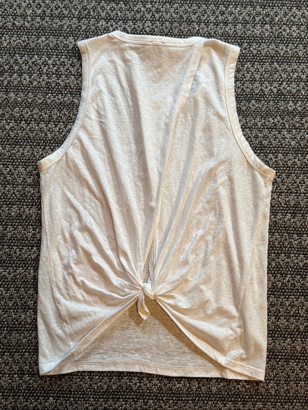 J Crew Women’s Back Tied Tank Top Size XL White